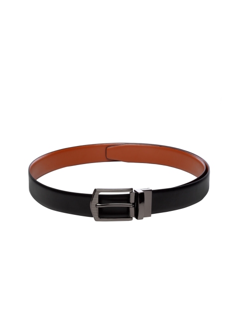 

Apsis Men Black & Tan Brown Reversible Solid Belt