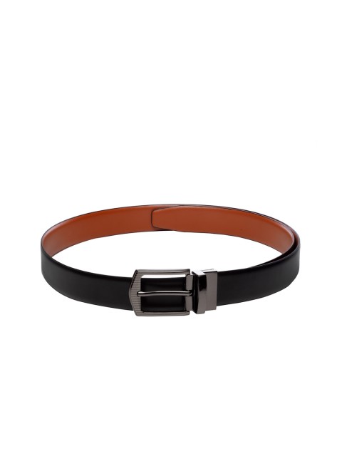 

Apsis Men Black & Tan Brown Revesible Solid Belt