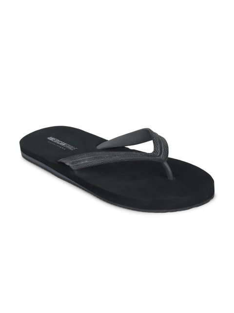 

AMERICAN EAGLE OUTFITTERS Men Black Solid Thong Flip-Flops