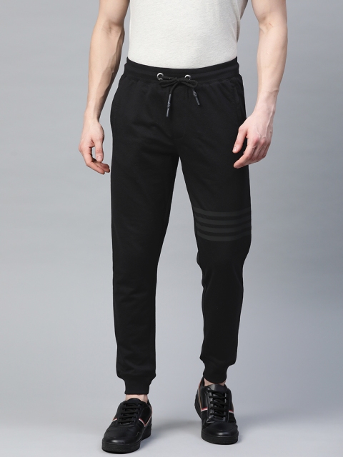 

Ducati Men Black Straight Fit Solid Joggers