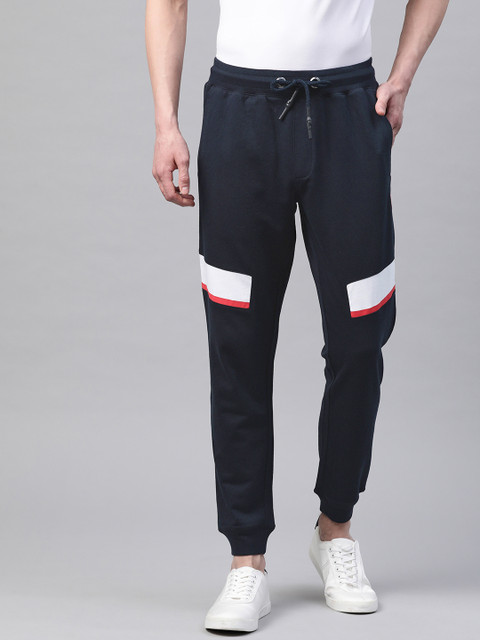 

Ducati Men Black Solid Joggers, Navy blue