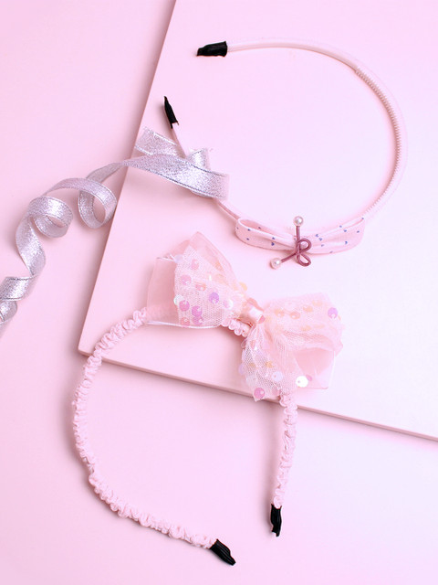 

lil' star Girls Pink Set of 2 Hairbands