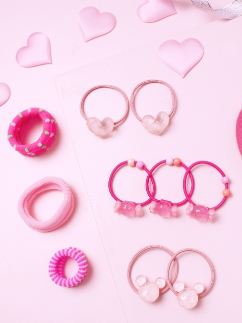 

lil' star Girls Multicolored Hair Accessory Set, Pink