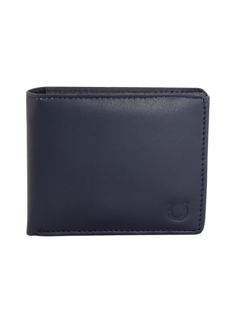 

Blacksmith Men Navy Blue Solid Two Fold Wallet