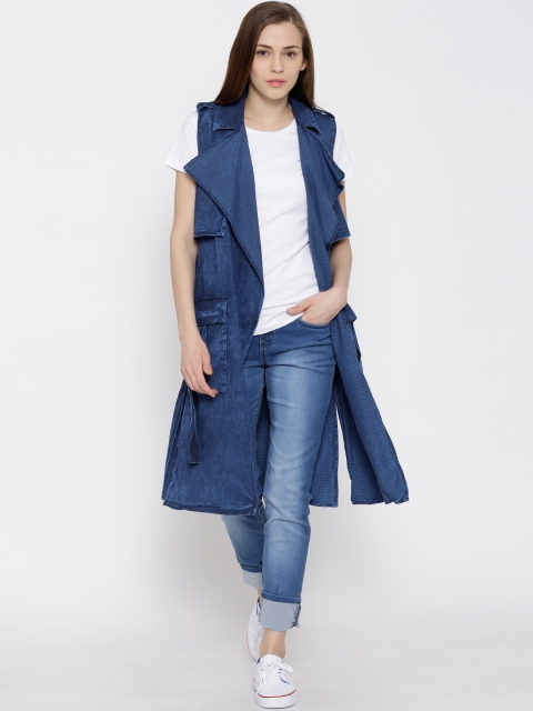 

Tokyo Talkies Blue Denim Denim Long Jacket