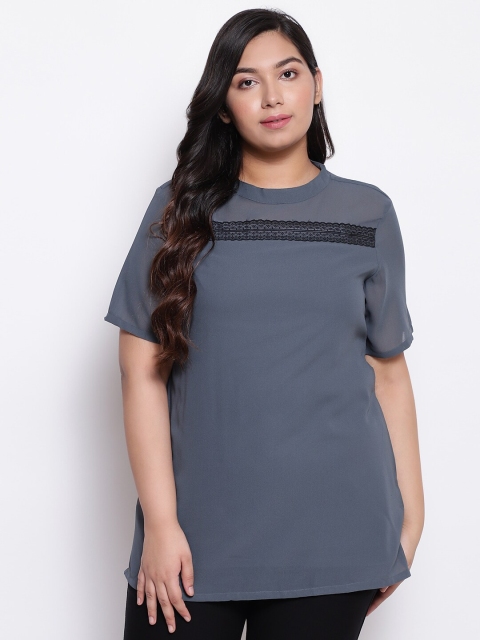 

Amydus Women Grey Solid Top