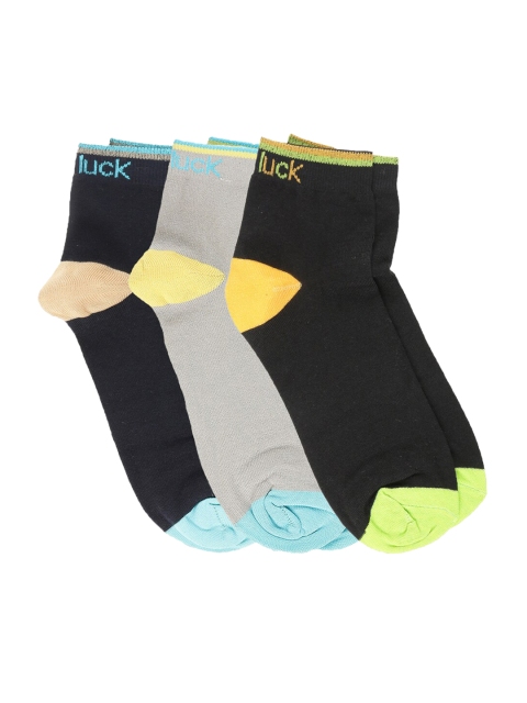 

Dollar Men Pack of 3 Assorted Ankle-Length Socks