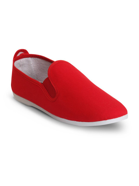 

SCENTRA Men Red Solid Slip-On Sneakers