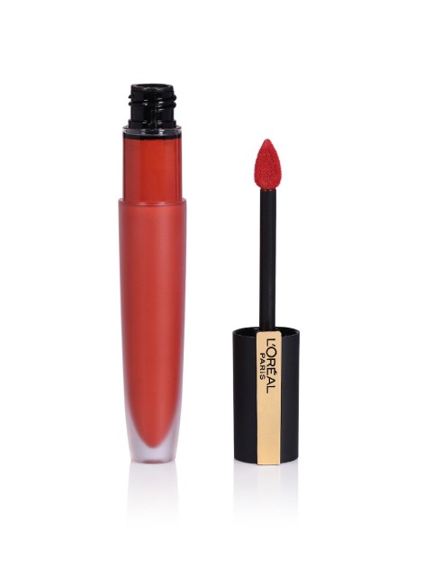 

LOreal Paris Rouge Signature Matte Liquid Lipstick - I Am Worth It 115, Red