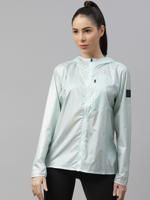 

UNDER ARMOUR Women Blue Solid OD Impasse Wind Jacket