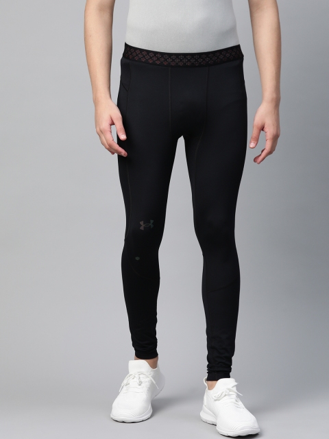 

UNDER ARMOUR Men Black Rush CG 2.0 Solid Tights