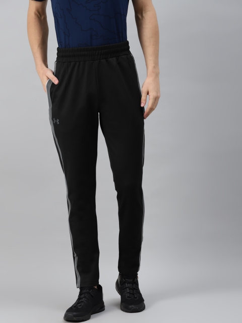 

UNDER ARMOUR Men Black Solid Recover Knitted Track Pants