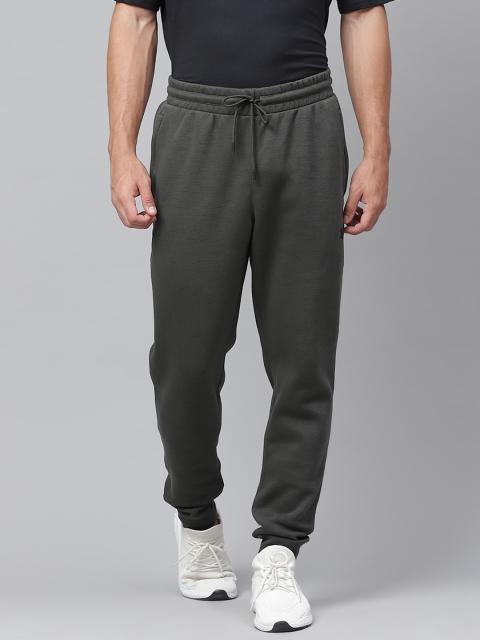 

UNDER ARMOUR Men Charcoal Grey Solid Project Rock Charged Fleece Track Pants