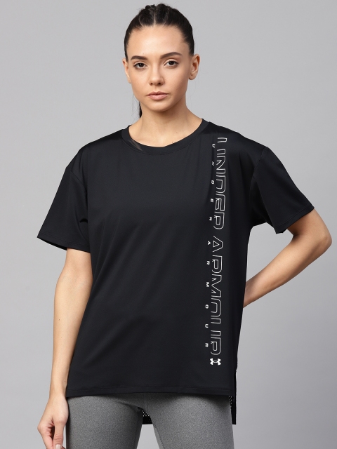 

UNDER ARMOUR Women Black Armour Sport Graphic SS T-shirt