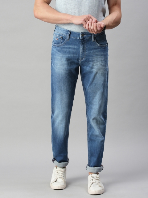 

Tommy Hilfiger Men Blue Ryan Original Straight Fit Mid-Rise Clean Look Stretchable Jeans