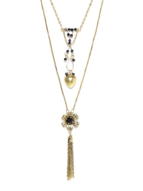

Carlton London Set of 2 Gold-Plated Handcrafted Necklace