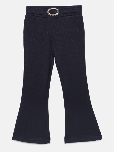 

Tiny Girl Navy Blue And Red Checked Skinny Fit Jeggings