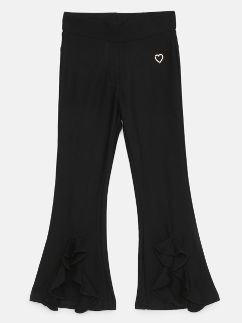 

Tiny Girl Black Solid Jeggings