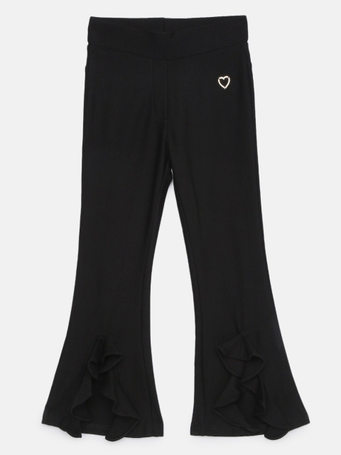 

Tiny Girl Black Solid Jeggings