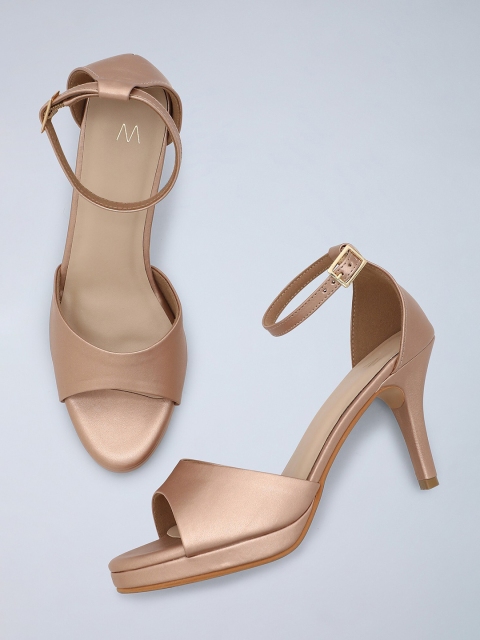 

W Women Pink Solid Heels