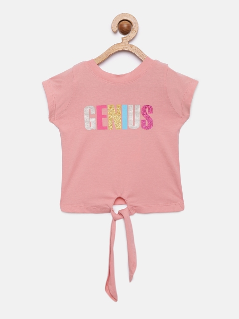 

Tiny Girl Pink Printed Top