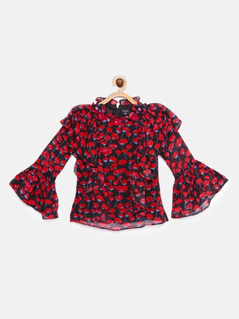 

Tiny Girl Girls Red Printed Top