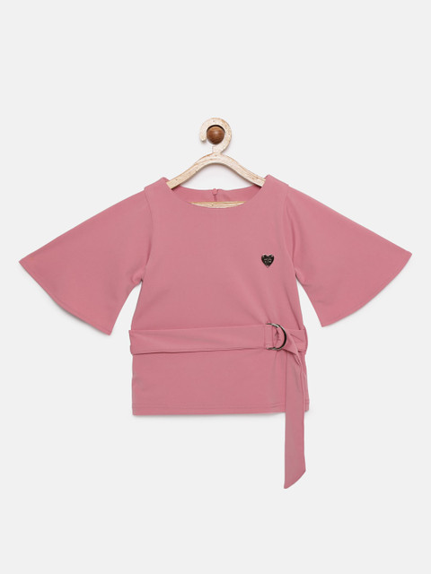 

Tiny Girl Girls Pink Solid Top