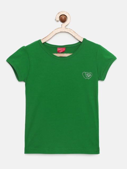 

Tiny Girl Girls Green Knitted Regular Top