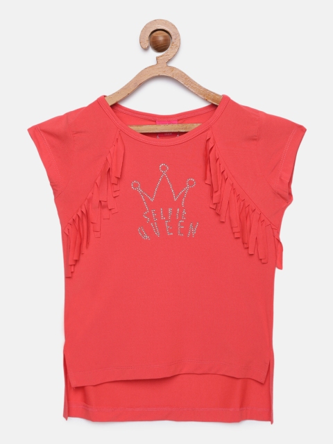 

Tiny Girl Girls Orange Solid Top