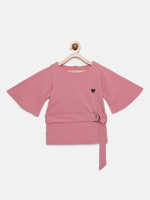 

Tiny Girl Girls Pink Solid Top