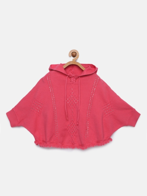 

Tiny Girl Girls Pink Embellished Boxy Top