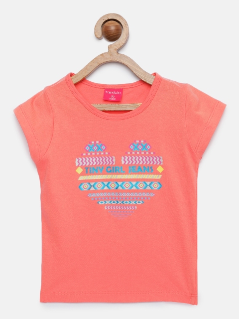 

Tiny Girl Girls Orange Printed Top