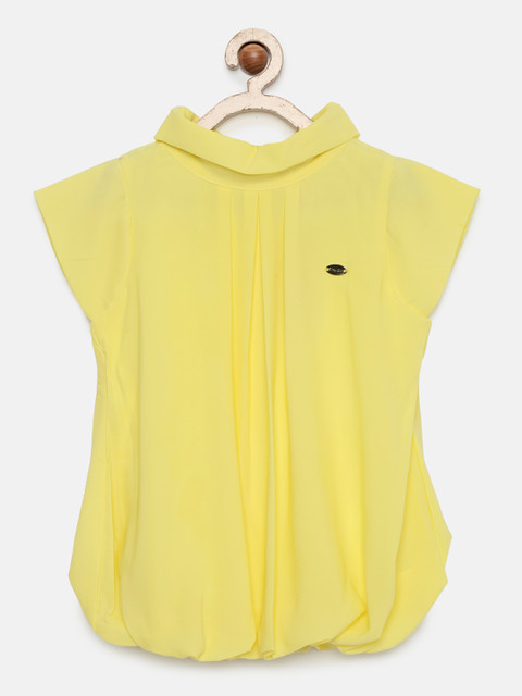 

Tiny Girl Yellow Solid Top