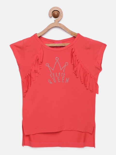 

Tiny Girl Girls Orange Solid Top