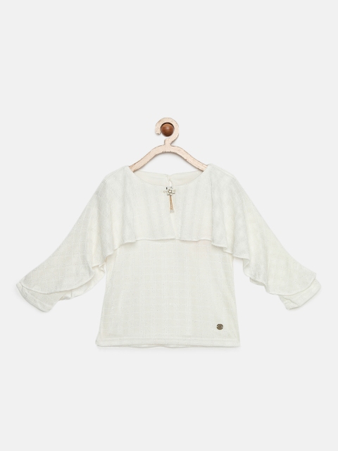

Tiny Girl Off-White Solid Top