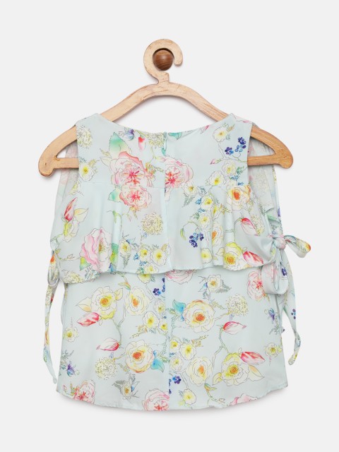 

Tiny Girl Girls Blue Printed Top