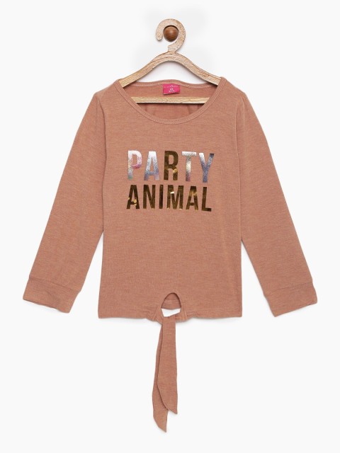 

Tiny Girl Brown Printed Top