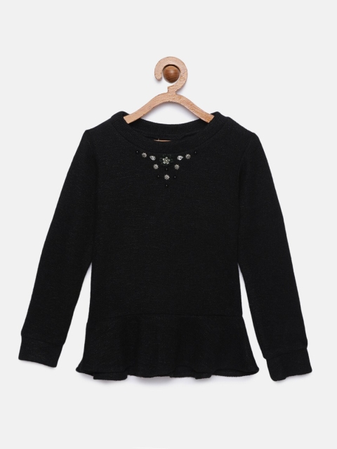 

Tiny Girl Girls Black Solid Top
