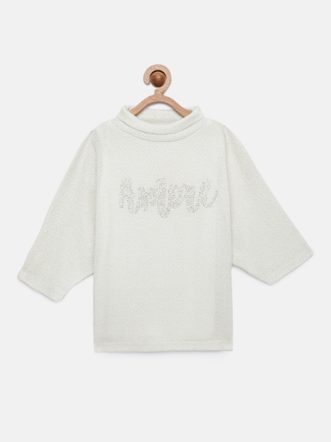 

Tiny Girl Girls White Solid Top