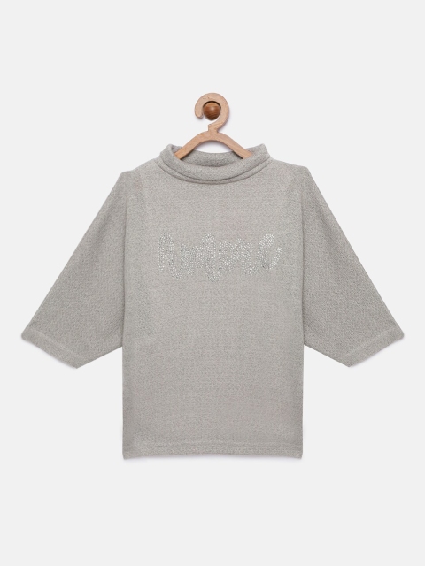 

Tiny Girl Girls Grey Solid Top