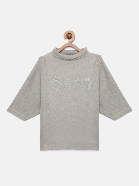 

Tiny Girl Girls Grey Solid Top