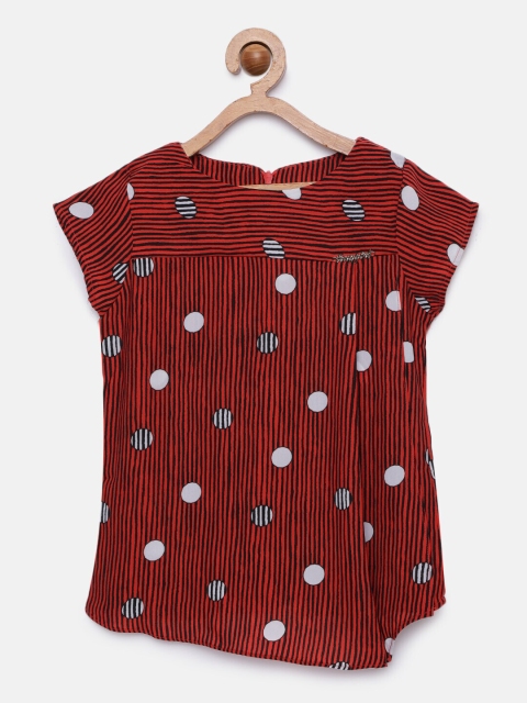 

Tiny Girl Girls Rust Printed Top