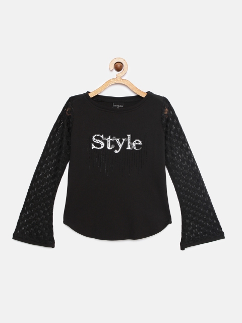

Tiny Girl Girls Black Embellished Top