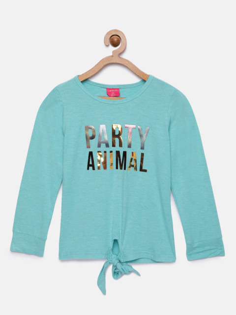 

Tiny Girl Girls Blue Printed Top