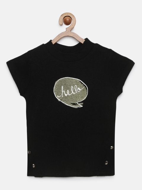 

Tiny Girl Girls Black Printed Top