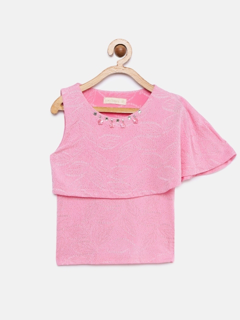 

Tiny Girl Girls Pink Solid Top