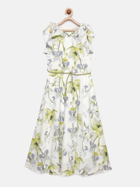 

Tiny Girl Multicoloured Floral Print Fit and Flare Dress, Multi
