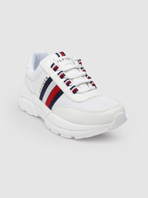 

Tommy Hilfiger Women White Solid Sneakers