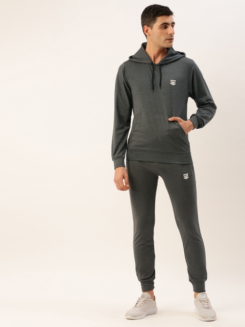

Sports52 Wear Men Charcoal Grey Solid Track Suit