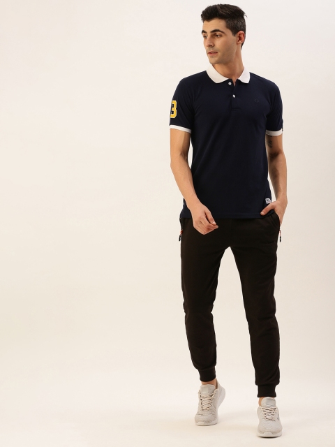 

Sports52 Wear Men Black Solid Track Suit, Navy blue